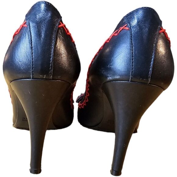 ❤️🖤 Gaspard Yurkievich Rockabilly Pumps | Made in France 👠 - Picture 7 of 9
